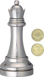 Cast Chess Puzzle - Queen - Silver