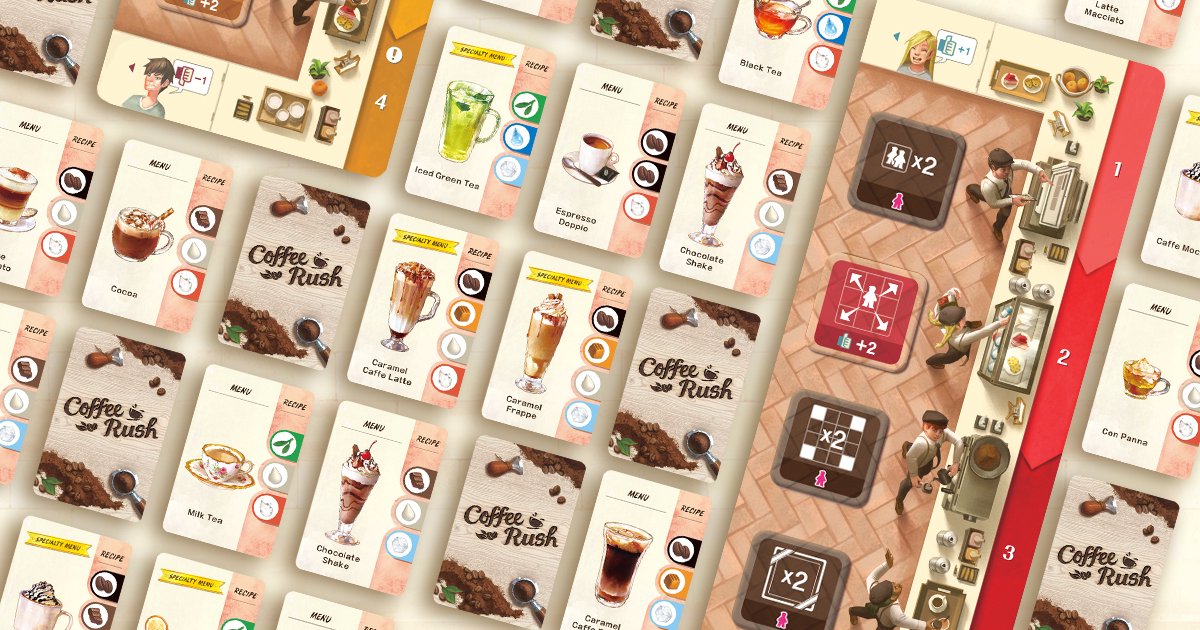 Korea Board Games - Coffee Rush - Nederlandstalig Bordspel - Geschikt voor 2-4 Spelers