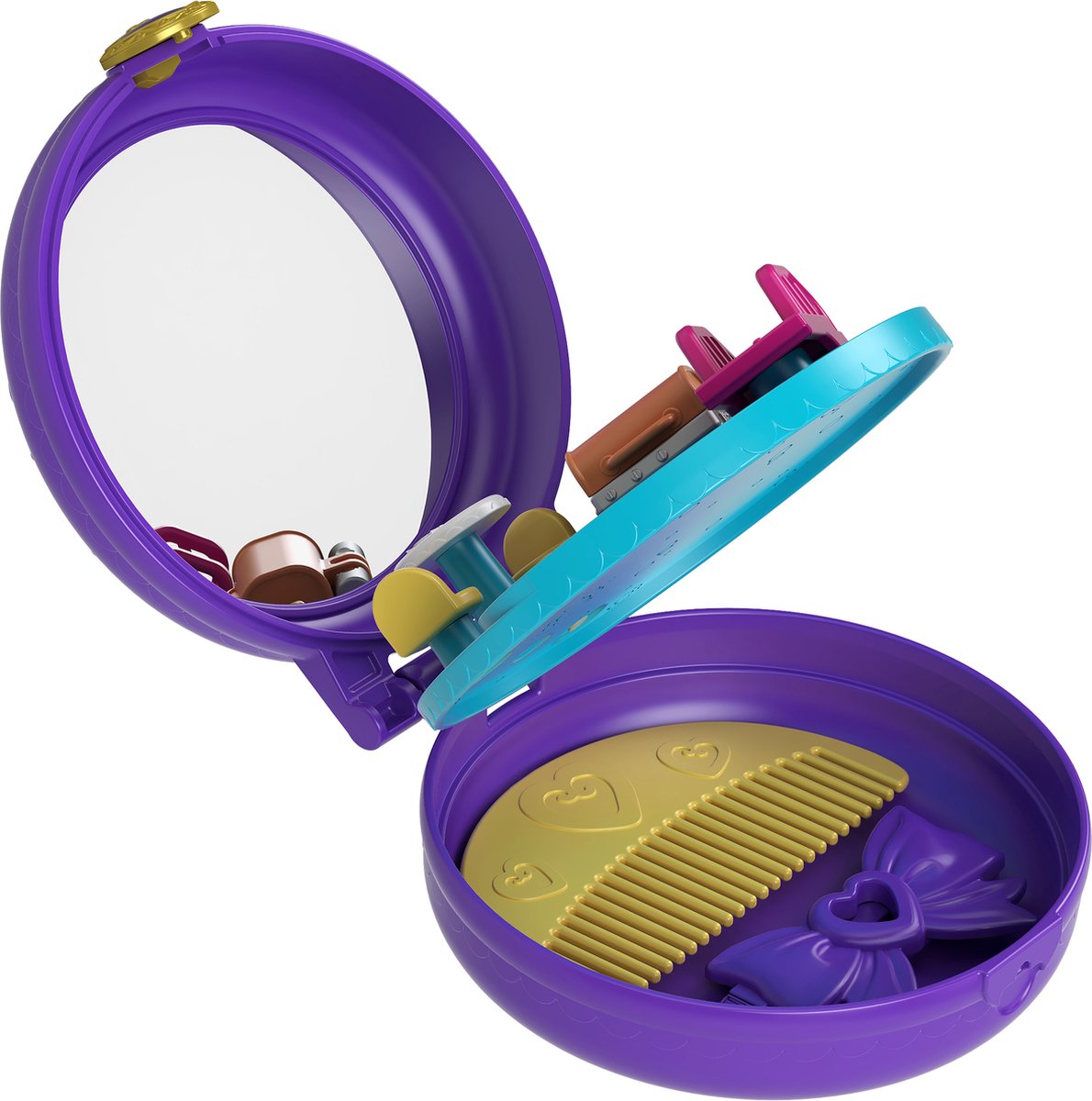 Polly Pocket Clip en Comb Pool Compact