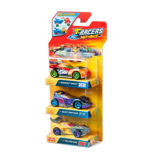 T-Racers Mix 'n Race 3-Pack