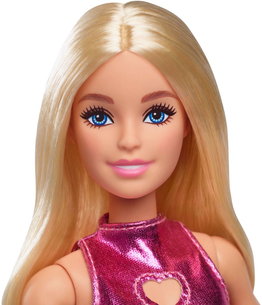 Barbie Fashionista - Fuchsia korte jurk - Modepop