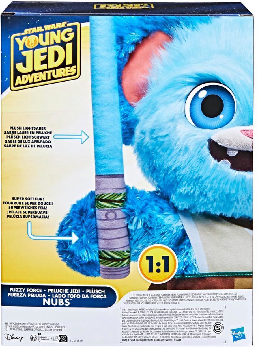 Star Wars Fuzzy Force Nubs, Stripfiguur, 3 jaar