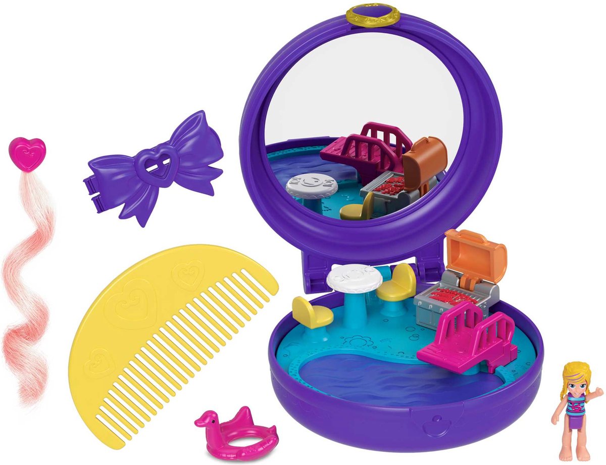Polly Pocket Clip en Comb Pool Compact