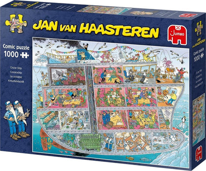 Jan van Haasteren - Cruiseschip - 1000 stukjes puzzel - Legpuzzel