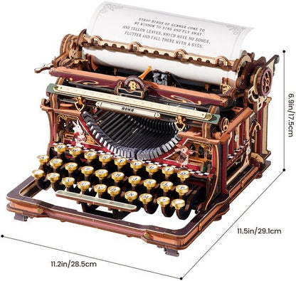 Mechanical Typewriter (magic version) - LK703C - ROKR Mechanical Gears Series - Typemachine