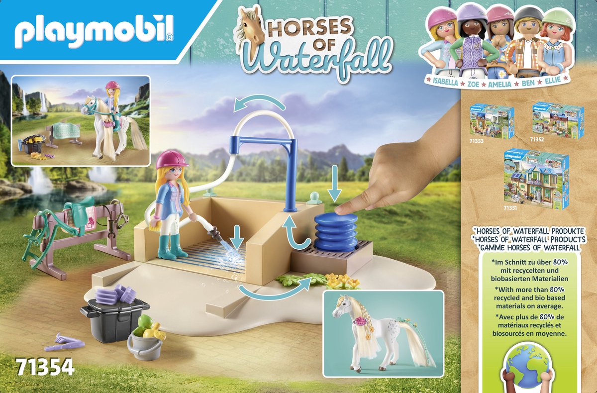 Horses of Waterfall Isabella en leeuwin speelset - 71354