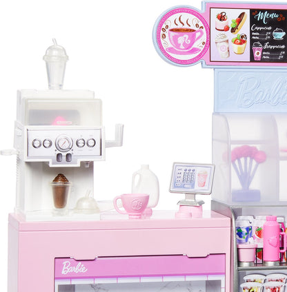 Barbie Koffiebar - mattel barbie coffee shop set - speelpop