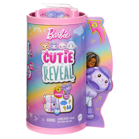 Barbie Cutie Reveal - Paarse Lama