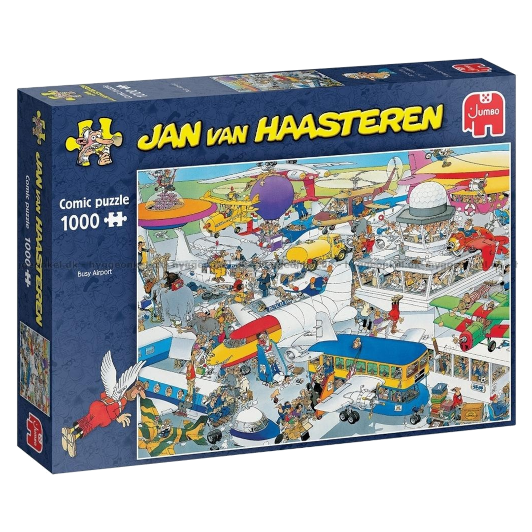 Drukke luchthaven