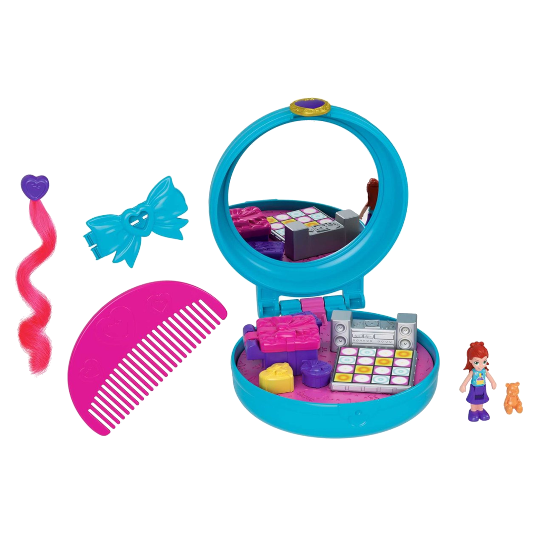Polly Pocket Clip en Comb Birthday Compact