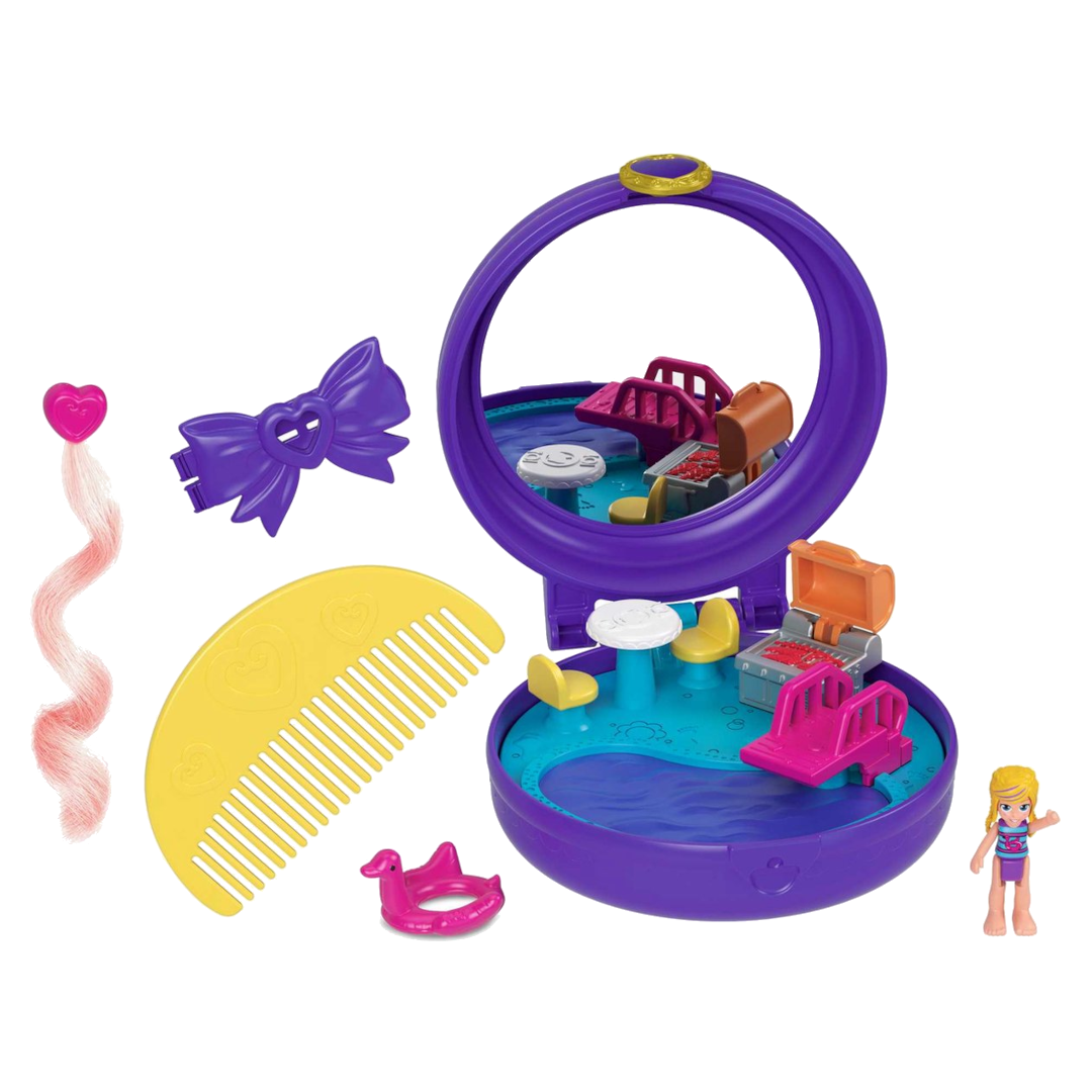 Polly Pocket Clip en Comb Pool Compact