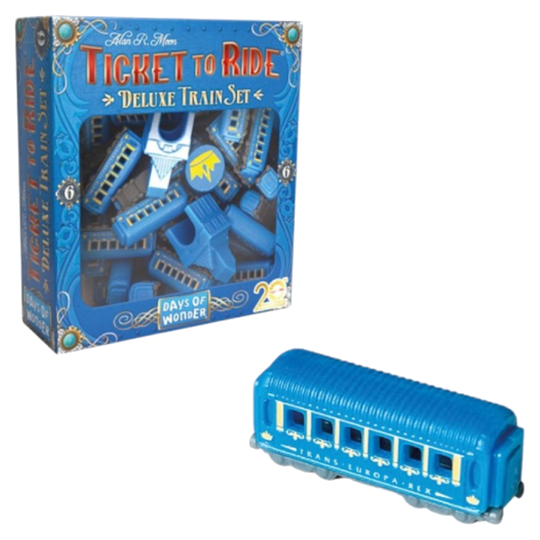 Ticket to Ride 20 jaar jubileum Deluxe Trein set