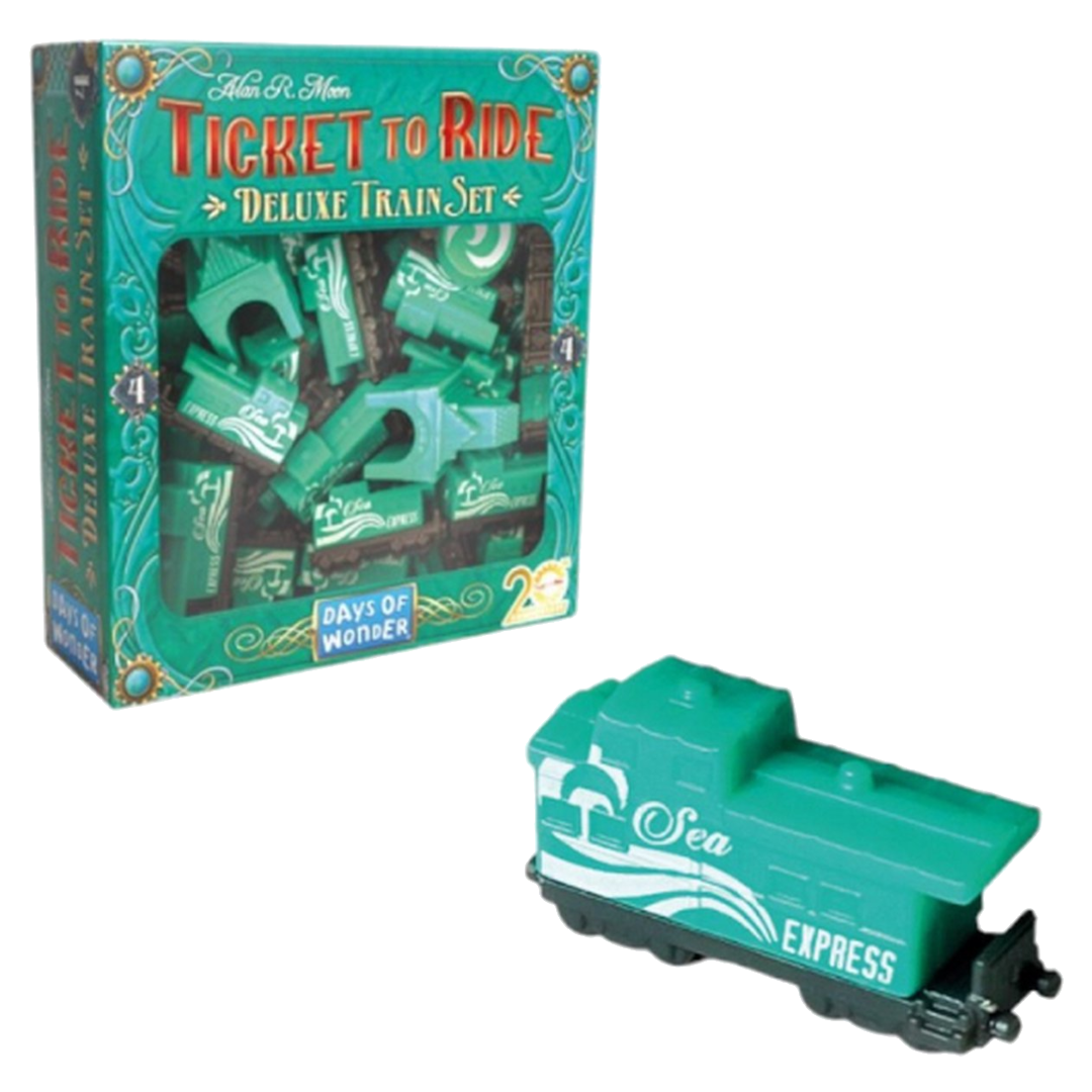 Ticket to Ride 20 jaar jubileum Deluxe Trein set