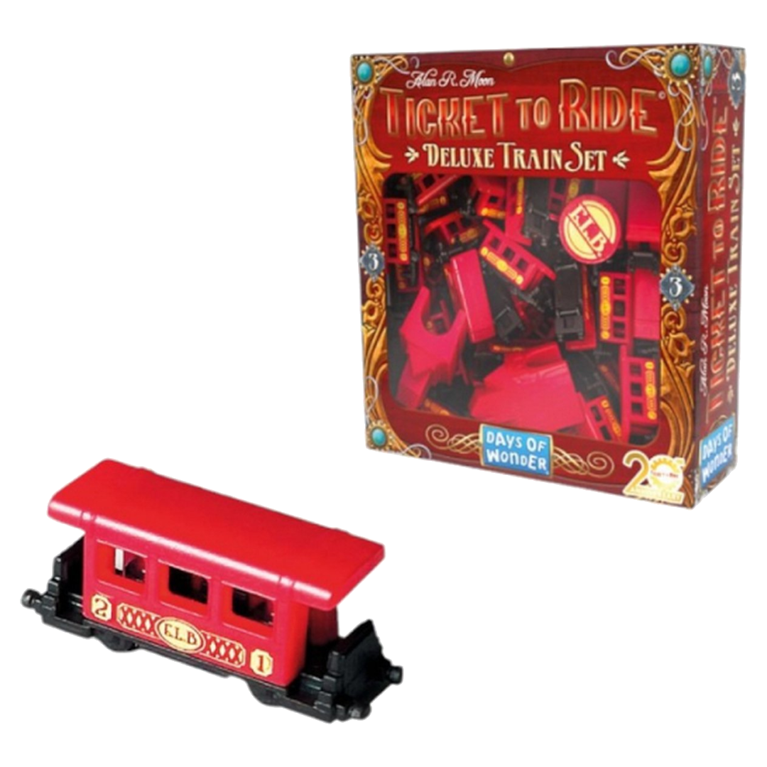 Ticket to Ride 20 jaar jubileum Deluxe Trein set