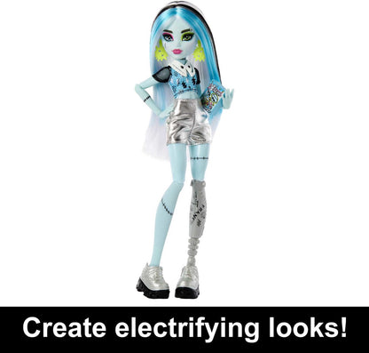 Monster High Skulltimate Secrets - Pop - Frankie Stein met garderobe