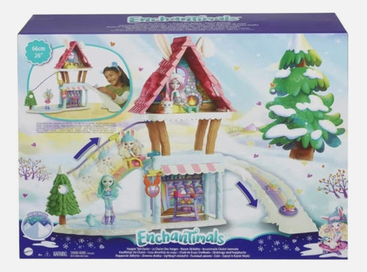 Enchantimals Hoppin' Ski Chalet Speelset