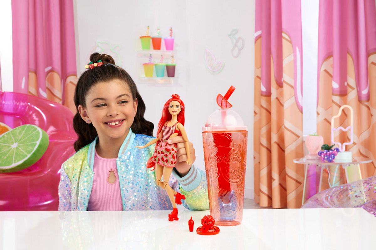 Barbie Pop! Reveal - Serie Fruit Watermeloensap - Barbiepop