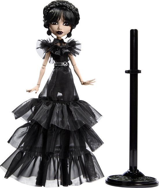 Mattel - Monster High Wednesday Addams Rave N Wednesday Black Dress