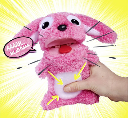 Nicotoy Screamerz Rambling Rabbit - Interactieve knuffel konijn - 5+ jaar
