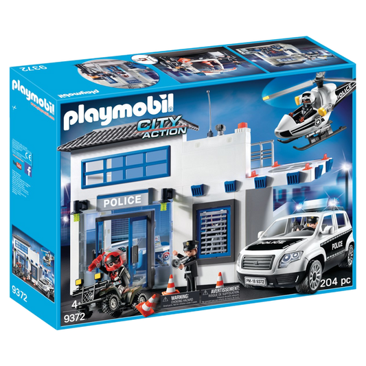 Politiepost met voertuigen - 9372