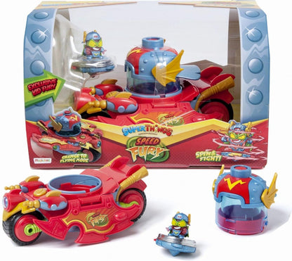 NAVO SuperThings Speed Fury-voertuig - Kid Fury figuur - 4+ jaar