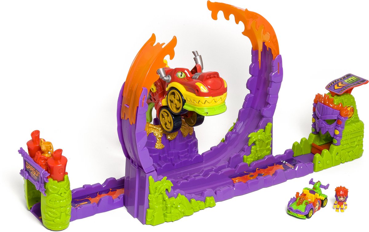 NAVO Magic Box Racers Dragon Loop Track - Speelset met voertuig - 3+ jaar