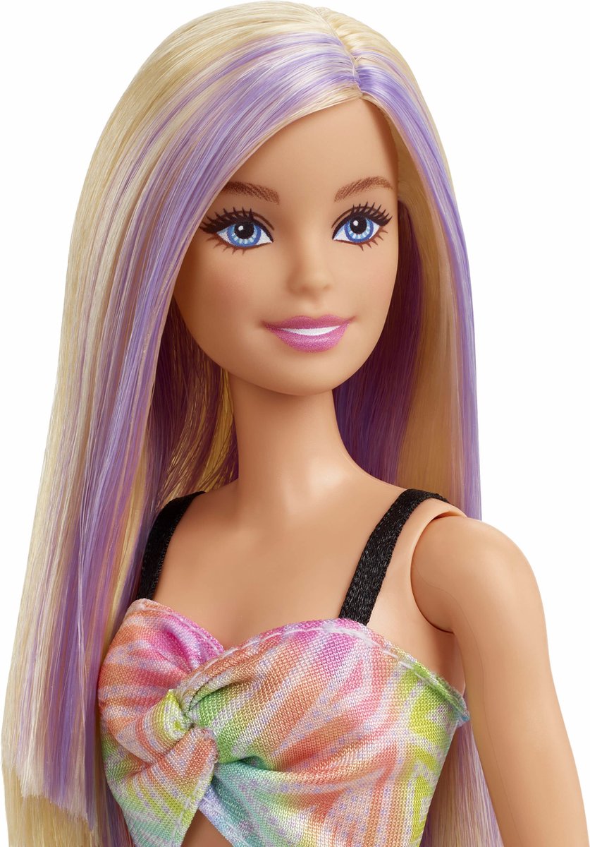 Barbie Fashionistas Pop - Blond - Tie-Dye Jurk - Pop