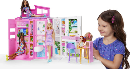 Barbie 65 jaar Vakantiehuis - Barbiepop - Poppenhuis