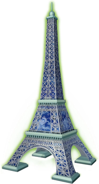 Ravensburger 3D Puzzel Eiffeltoren Glow in the dark - 216 stukjes