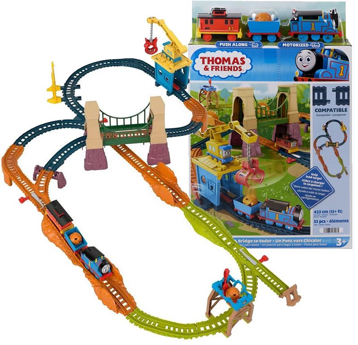 Thomas & Friends Mega Trackset - Bridge to Sodor - TrackMaster - 3+ jaar