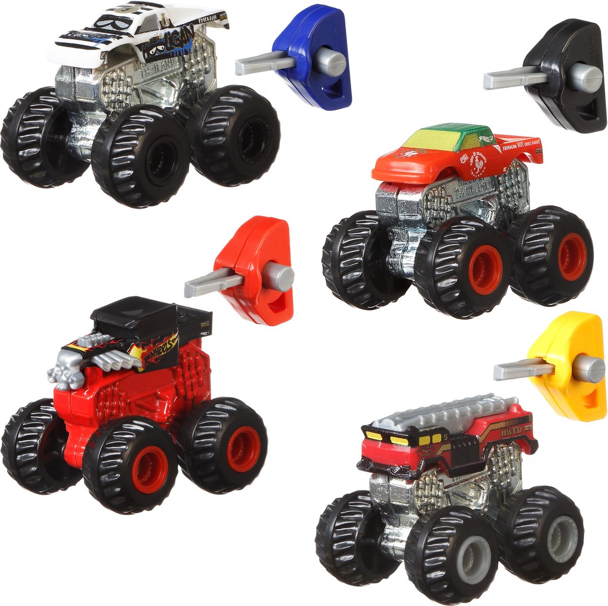 Hot Wheels Verrassingsauto Mystery Truck Jongens Die-cast 4-delig