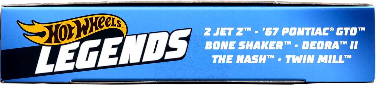 Mattel - Hot Wheels Legends Tour Themed 6 speelgoedvoertuigen