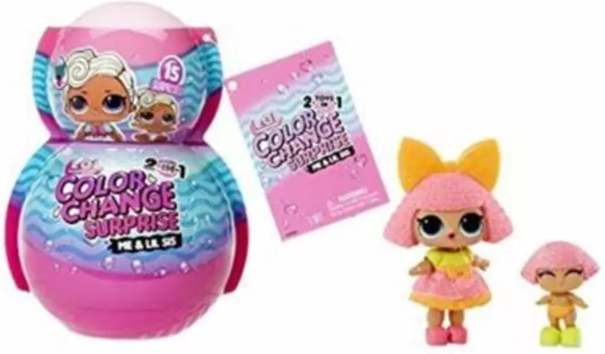 L.O.L. Surprise! 2-in-1 Me & My Lil Sis Color Change - Minipoppen