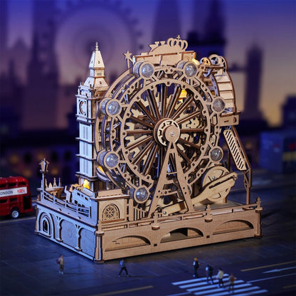 Marble Travel London – Marble Spaceport EGB01 – Houten Knikkerbaan
