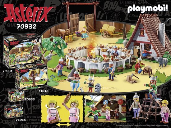 Playmobil 70932 - Asterix Abraracourcix Hut