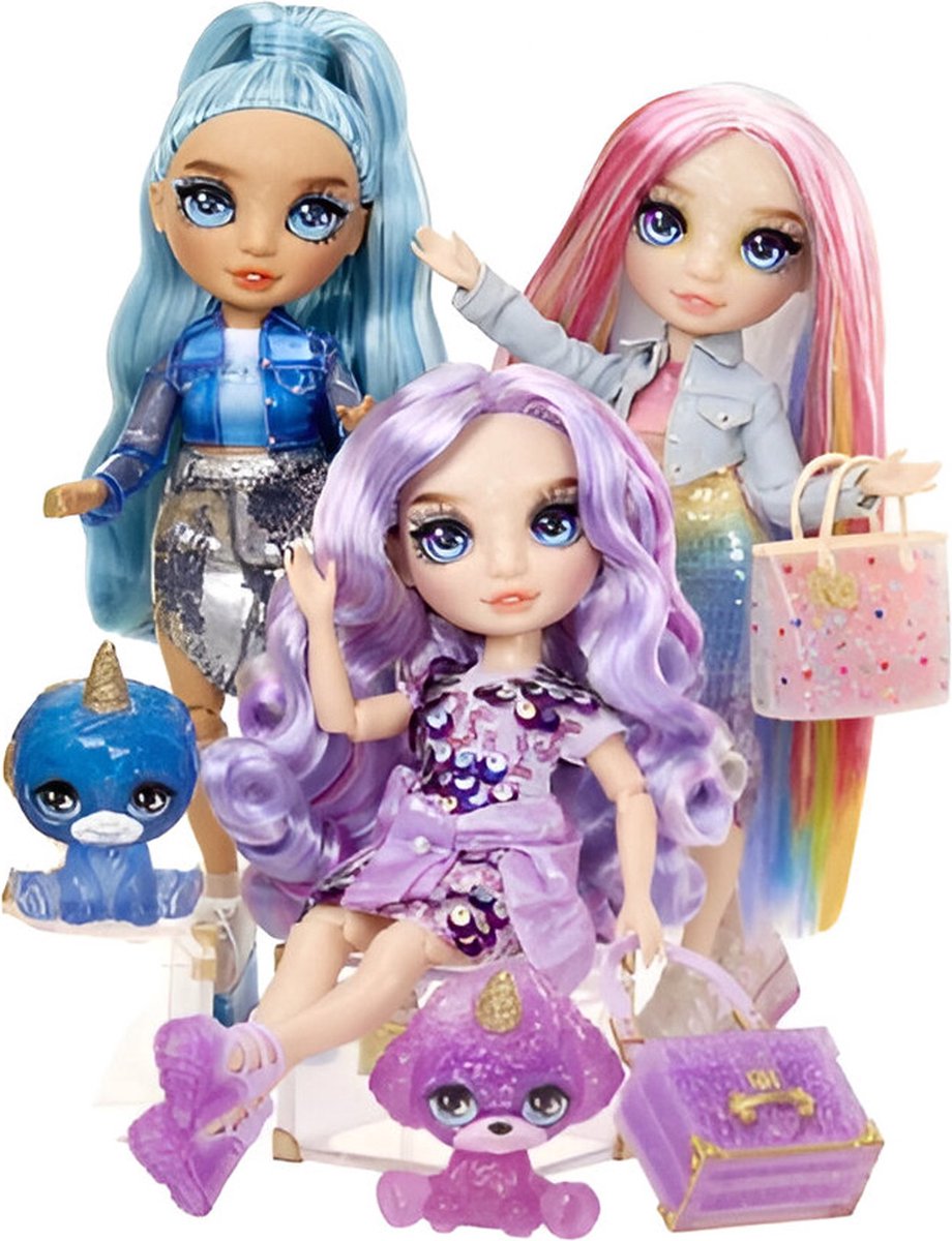 Rainbow High Klassieke Modepop - Verrassingsitem - Met slijmset en diertje