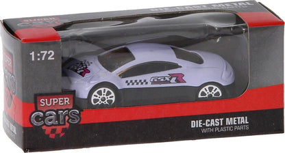 Johntoy Super Cars Die-cast Auto - Metalen speelgoedauto in verschillende kleuren