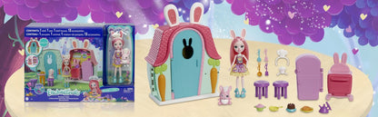 Enchantimals Speelset Bree Bunny Meisjes 15,2 Cm Roze 18-delig