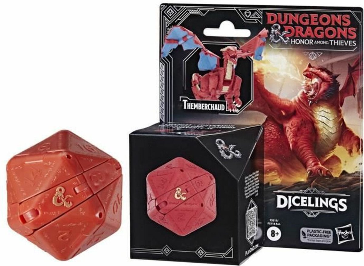Dungeons & Dragons Honor Among Thieves D&D Dicelings Red Dragon - Actiefiguur