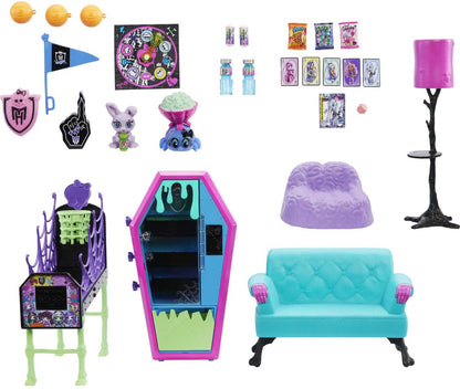 Monster High Studentenloungespeelset - Met Meubels En Accessoirespop