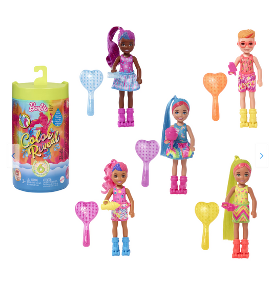Barbie Color Reveal Chelsea Neon Tie-Dye - Barbiepop