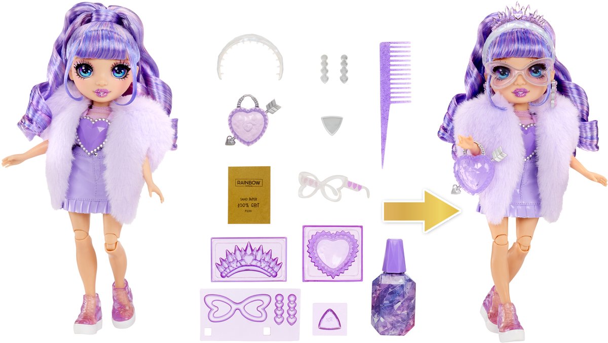Rainbow High Creative Crystals-modepop - Violet