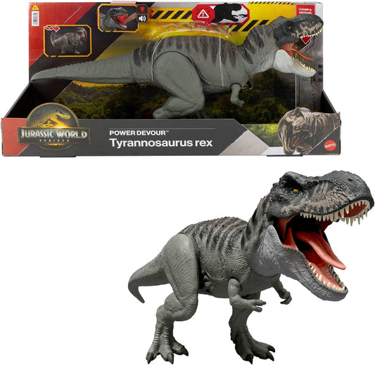 Mattel - Jurassic World Rebirth Power Devour Tyrannosaurus Rex