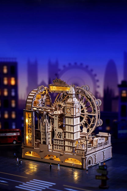 Marble Travel London – Marble Spaceport EGB01 – Houten Knikkerbaan