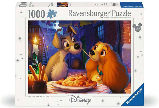 Ravensburger puzzel Disney Lady en de Vagebond 1000 stukjes volwassenen.