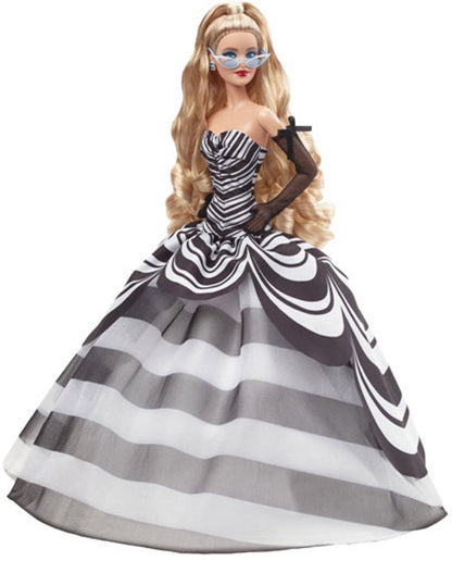 Barbie 65ste Blauwe Saffieren Verjaardag - Modepop