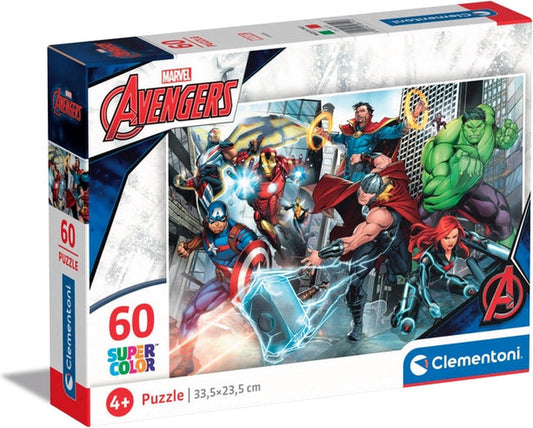 Clementoni - Puzzel - 60 Stukjes - Marvel Avengers
