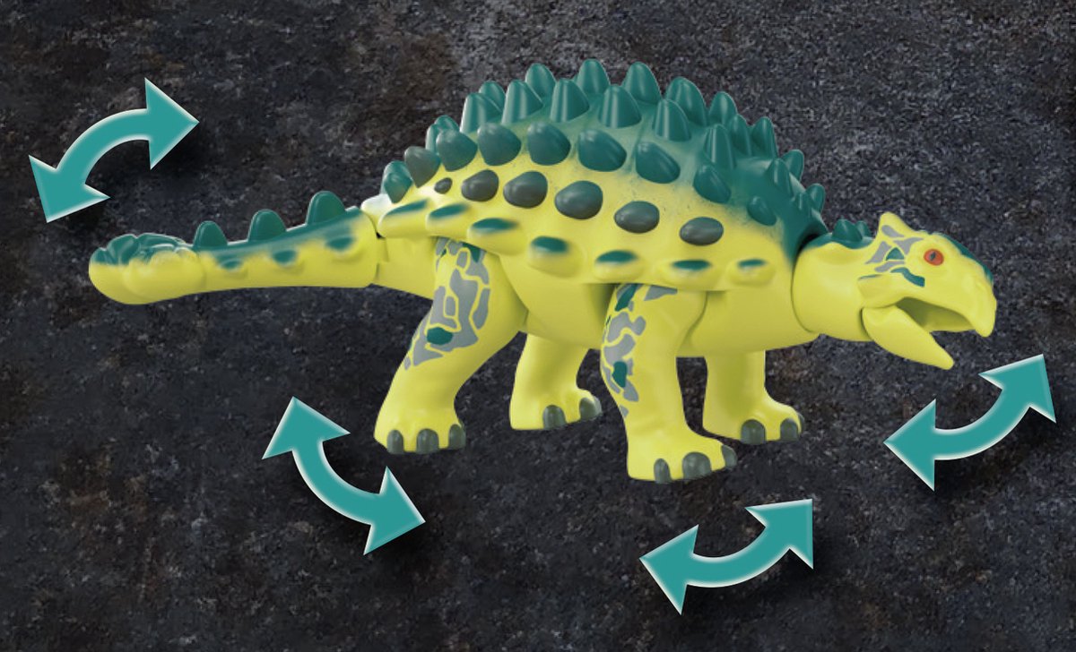 PLAYMOBIL Dino Rise Saichania: verdediging van de vechtersbazen - 70626