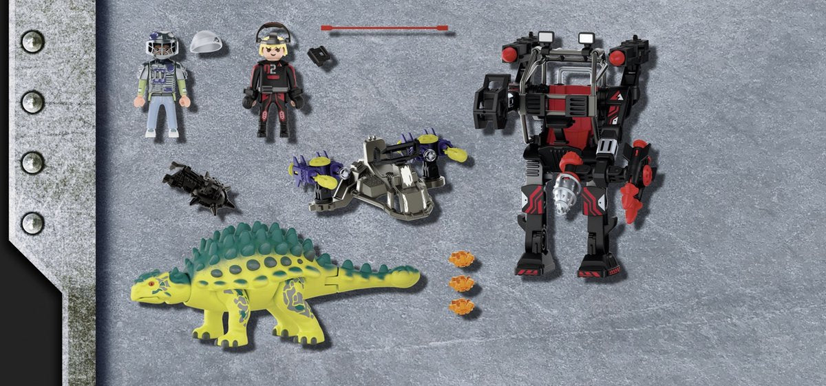 PLAYMOBIL Dino Rise Saichania: verdediging van de vechtersbazen - 70626