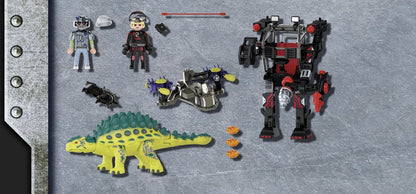 PLAYMOBIL Dino Rise Saichania: verdediging van de vechtersbazen - 70626